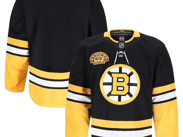 Boston Bruins  100th Anniversary Authentic Pro Jersey - Black