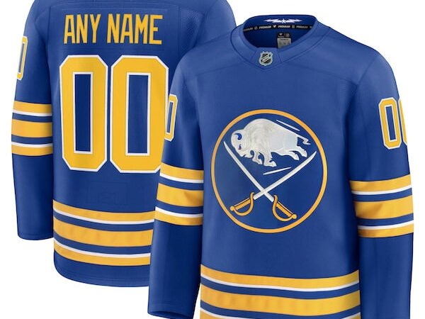 Buffalo Sabres Home Premium Custom Jersey - Royal/Black/White