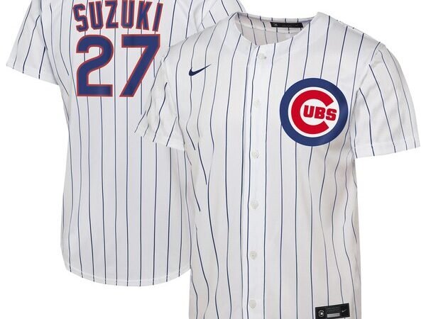 Seiya Suzuki Chicago Cubs Nike Youth Home Replica Player Jersey - White