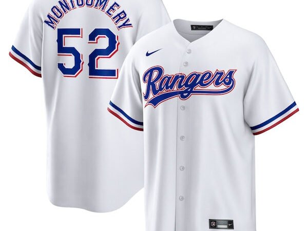 Jordan Montgomery Texas Rangers Nike Home Replica Player Jersey - White