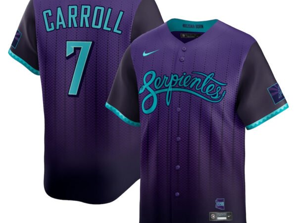 Corbin Carroll Arizona Diamondbacks Nike 2025 City Connect Limited Player Jersey - Purple