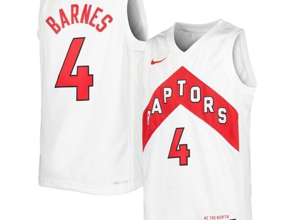 Scottie Barnes Toronto Raptors Nike Youth Swingman Jersey - Association Edition - White/Red