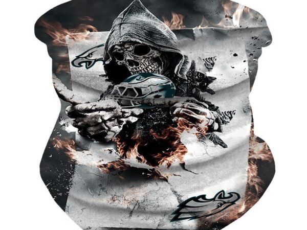 PHILADELPHIA EAGLES & SKULL WARRIOR FACE MASK BANDANAS