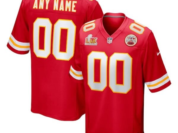 Kansas City Chiefs Nike Super Bowl LIX Custom Game Jersey - Red