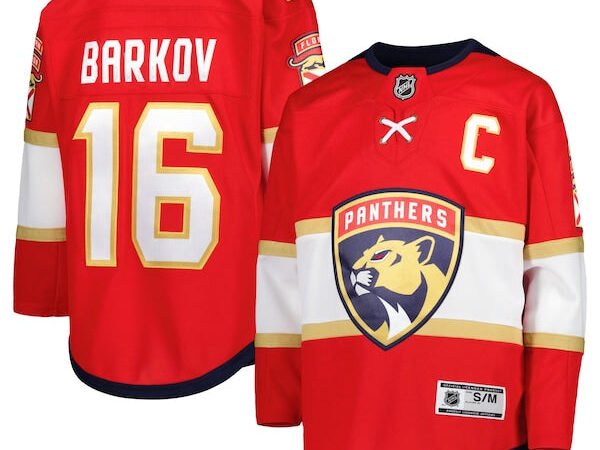 Aleksander Barkov Florida Panthers Youth Home Premier Player Jersey - Red