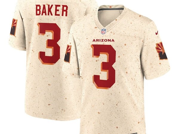 Budda Baker Arizona Cardinals Nike 2025 Rivalries Collection Game Jersey - Natural