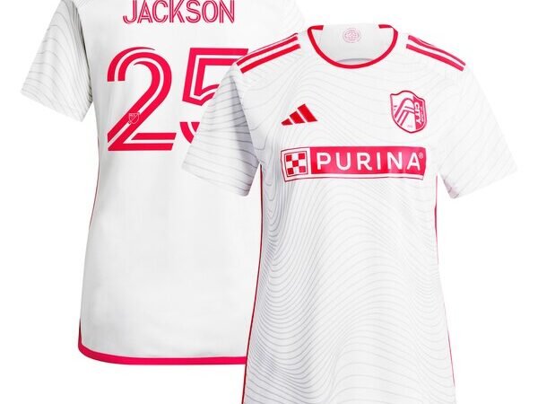 Aziel Jackson St. Louis City SC adidas Women's 2024 The Confluence Kit Replica Player Jersey - White