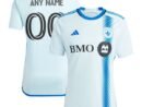 CF Montreal adidas 2024 La Main Replica Custom Jersey – Light Blue