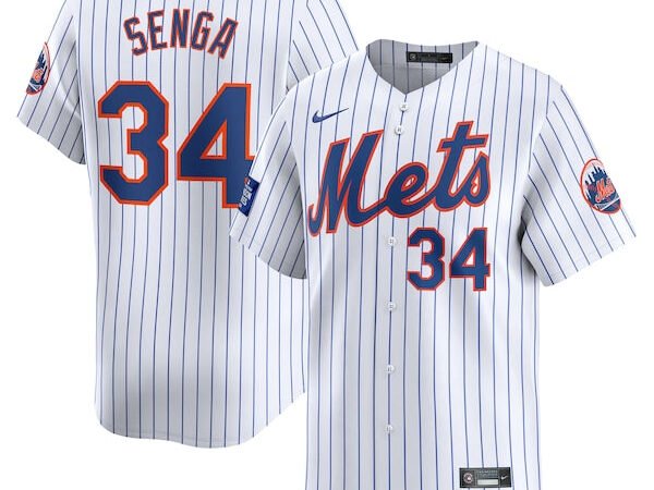 Kodai Senga New York Mets Nike 2024 MLB World Tour London Series Home Limited Player Jersey - White