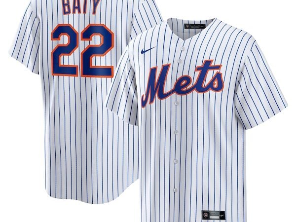 Brett Baty New York Mets Nike Replica Player Jersey - White