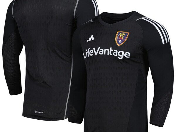 Real Salt Lake adidas 2024 Goalkeeper Long Sleeve Replica Jersey - Black