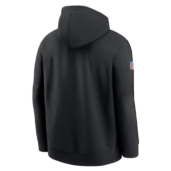 Chicago Bears Nike 2024 NFL Crucial Catch Club Pullover Hoodie - Black