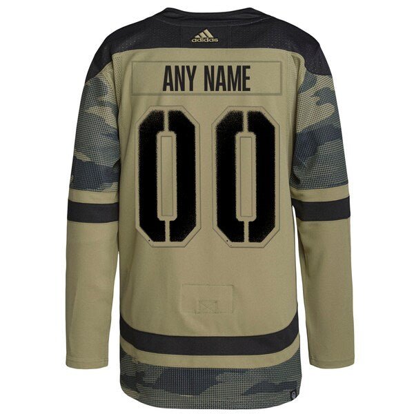 Tampa Bay Lightning adidas Military Appreciation Team Authentic Custom Practice Jersey - Camo