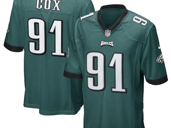 Fletcher Cox Philadelphia Eagles Nike Game Jersey - Midnight Green