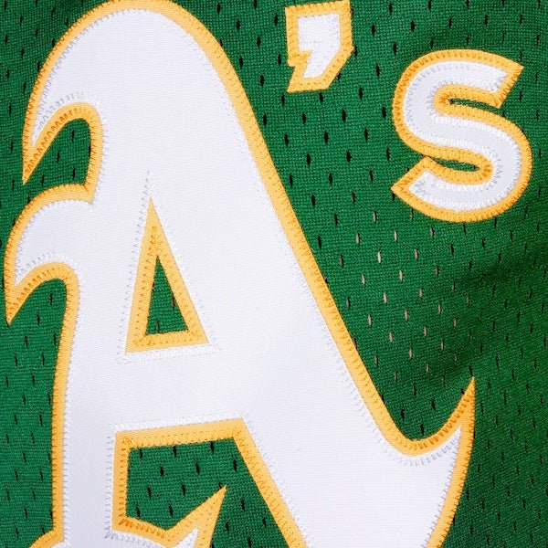Reggie Jackson Oakland Athletics Cooperstown Mesh Batting Practice Jersey - Green