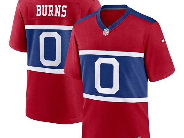 Brian Burns New York Giants Nike Youth Alternate Player Game Jersey - Century Red