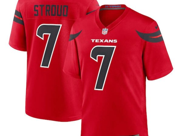 C.J. Stroud Houston Texans Nike Alternate Game Jersey - Red/Navy/White