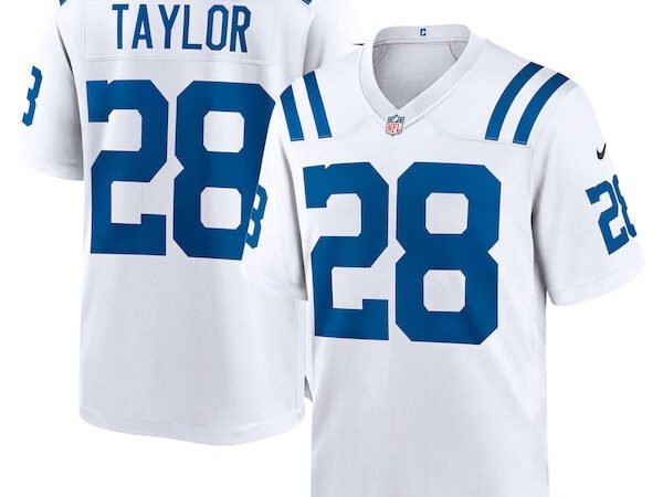 Jonathan Taylor Indianapolis Colts Nike Game Jersey - White/Royal