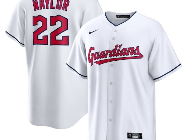 Josh Naylor Cleveland Guardians Nike Home Replica Jersey - White