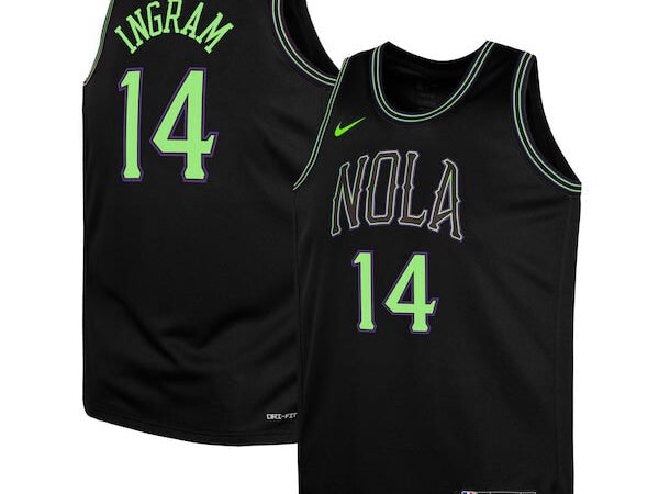 Brandon Ingram New Orleans Pelicans Nike Youth  Swingman Replica Jersey - City Edition - Black