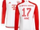 Sadio Mané Bayern Munich adidas 2023/24 Home Replica Long Sleeve Jersey - White