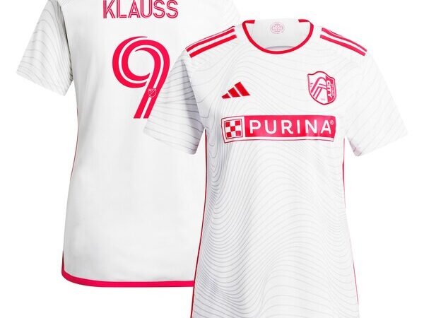 João Klauss St. Louis City SC adidas Women's 2024 The Confluence Kit Replica Player Jersey - White