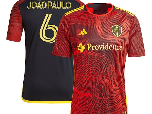 Joao Paulo Seattle Sounders FC adidas 2024 The Bruce Lee Kit Replica Player Jersey – Red