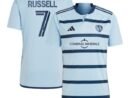 Johnny Russell Sporting Kansas City adidas 2024 Hoops 4.0 Replica Player Jersey - Light Blue