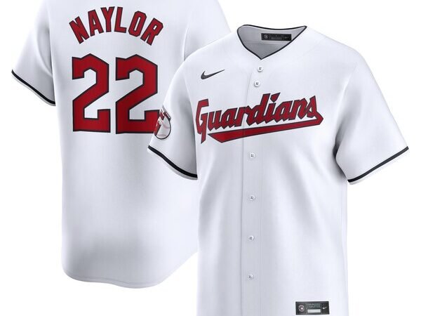 Josh Naylor Cleveland Guardians Nike Home Limited Player Jersey - White