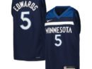 Anthony Edwards Minnesota Timberwolves Nike Youth Swingman Jersey - Icon Edition - Navy