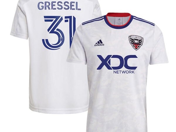 Julian Gressel D.C. United adidas 2022 The Marble Replica Player Jersey - White