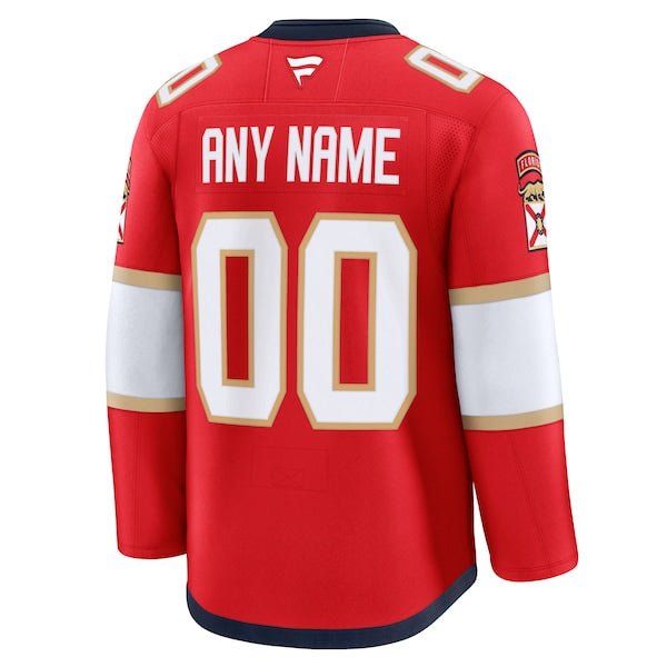 Florida Panthers Home Premium Custom Jersey - Red