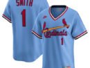 Ozzie Smith St. Louis Cardinals Nike Throwback Cooperstown Collection Limited Jersey - Blue/White
