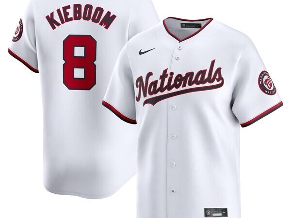 Carter Kieboom Washington Nationals Nike Home Limited Player Jersey - White