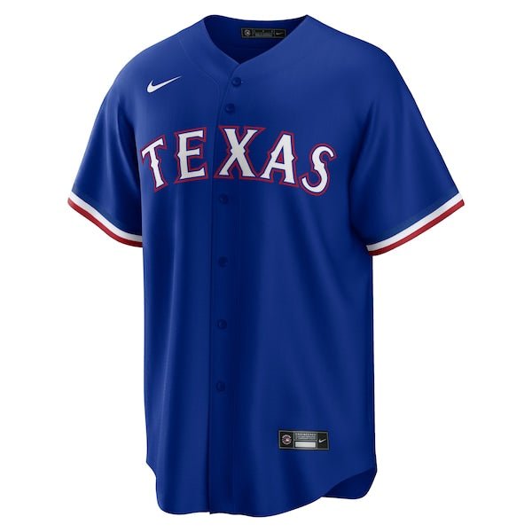 Jacob deGrom Texas Rangers Nike Away Replica Player Jersey - Royal/White