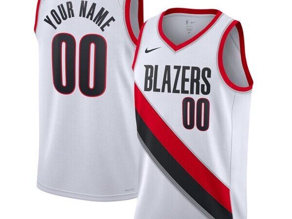Portland Trail Blazers Nike Unisex Swingman Custom Jersey White - Association Edition