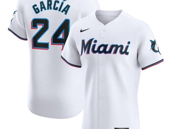 Avisail Garcia Miami Marlins Nike Home Elite Player Jersey - White