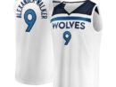 Nickeil Alexander-Walker Minnesota Timberwolves  Youth Fast Break Replica Player Jersey - Association Edition - White