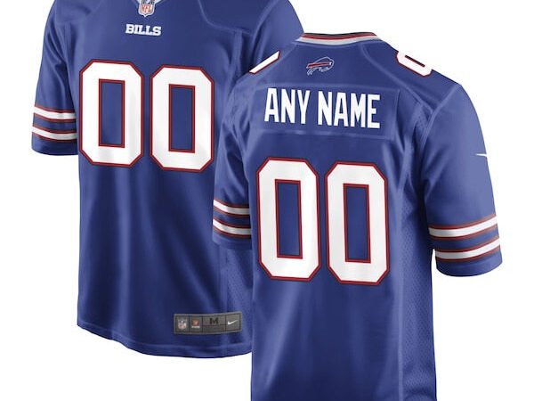 Buffalo Bills Nike Custom Game Jersey - Royal