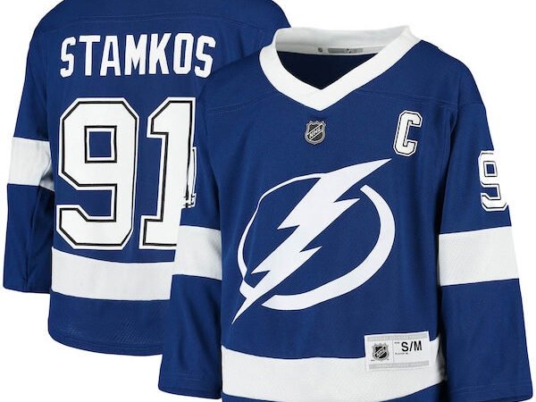 Steven Stamkos Tampa Bay Lightning Youth Home Replica Player Jersey - Blue