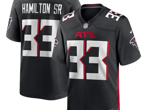 Antonio Hamilton Sr. Atlanta Falcons Nike Team Game Jersey -  Black