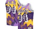 Shaquille O'Neal Los Angeles Lakers Hardwood Classics 1996/97 Hyper Hoops Swingman Jersey - Purple