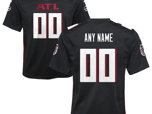 Atlanta Falcons Nike Youth Custom Game Jersey - Black