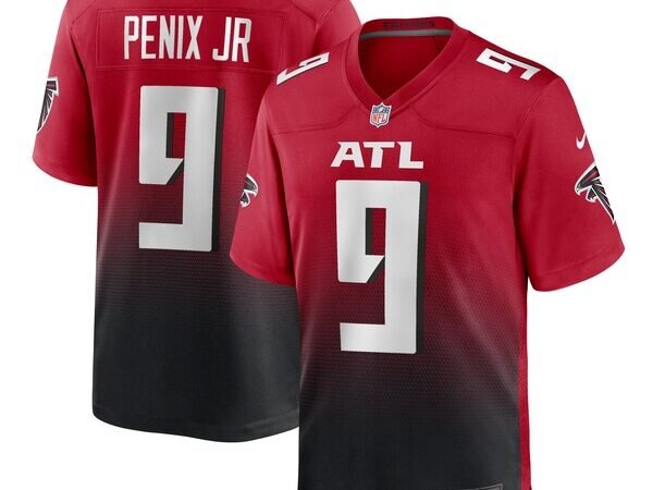 Michael Penix Jr. Atlanta Falcons Nike Alternate Game Jersey -  Red/Black/White