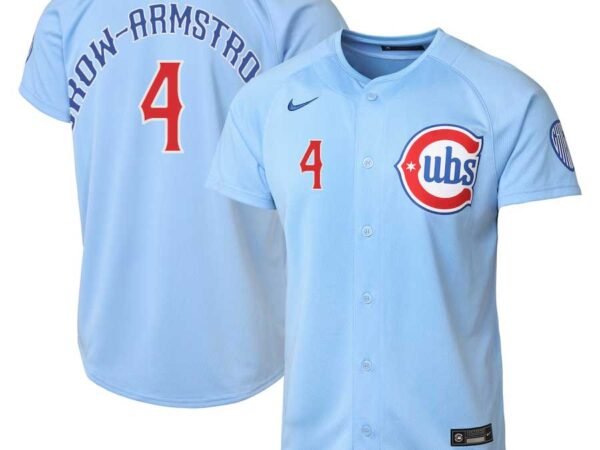 Pete Crow-Armstrong Chicago Cubs Youth Nike Alternate 2 Limeted Player Jersey - Blue