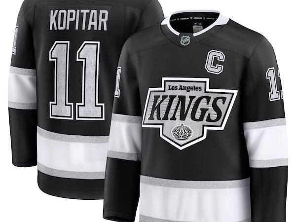 Anze Kopitar Los Angeles Kings  Home Premium Jersey - Black