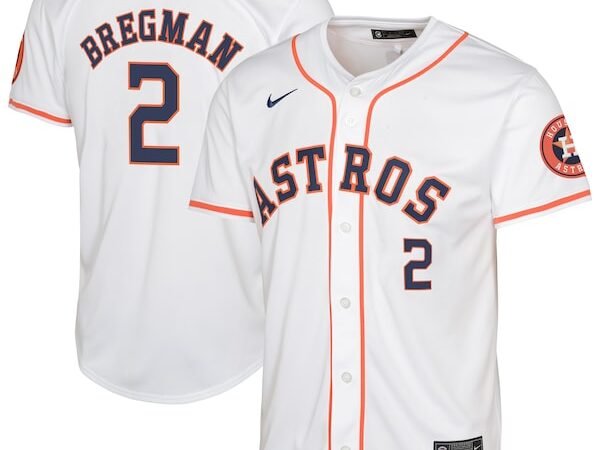 Alex Bregman Houston Astros Nike Youth Home Limited Jersey – White