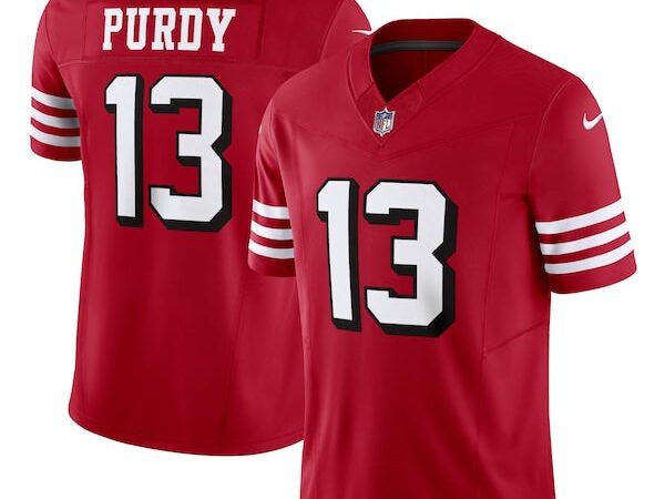 Brock Purdy San Francisco 49ers Nike Vapor F.U.S.E. Limited Jersey - Scarlet