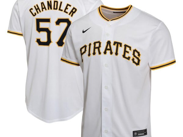 Bubba Chandler Pittsburgh Pirates Nike Youth Home Player Game Jersey - White