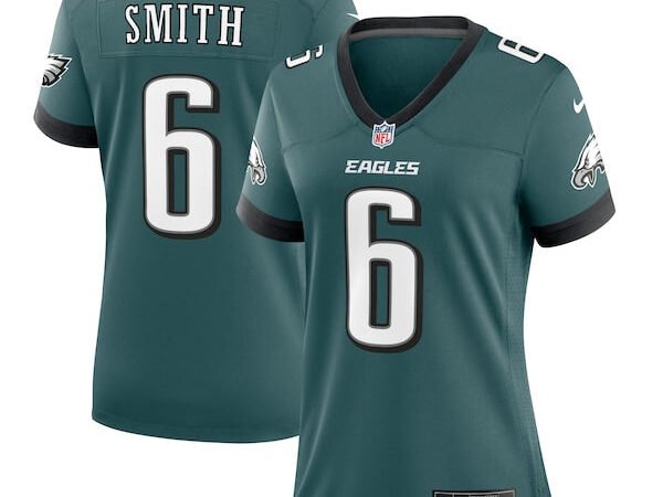 DeVonta Smith Philadelphia Eagles Nike Women's Team Game Jersey - Midnight Green/Black
